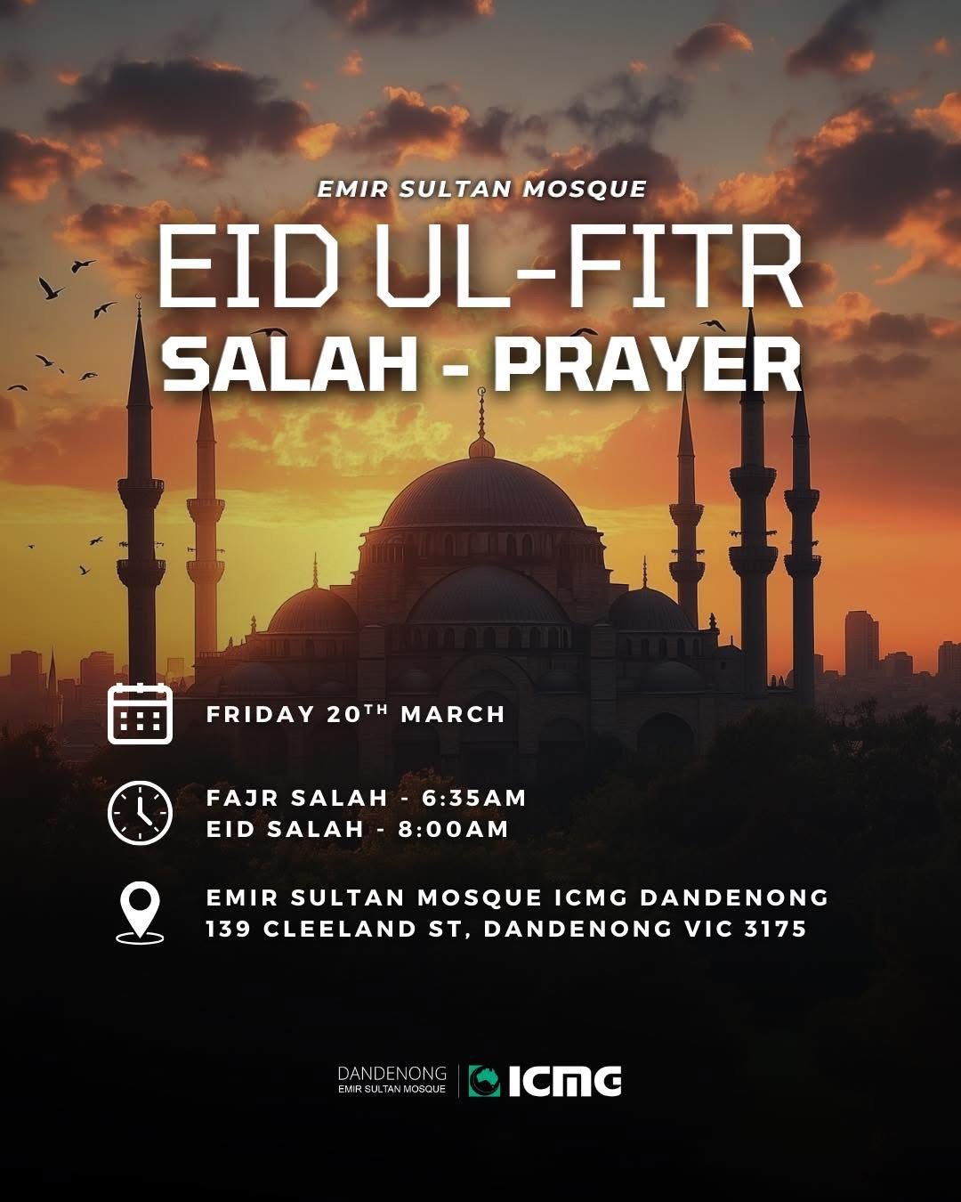 Emir Sultan Mosque ICMG Dandenong