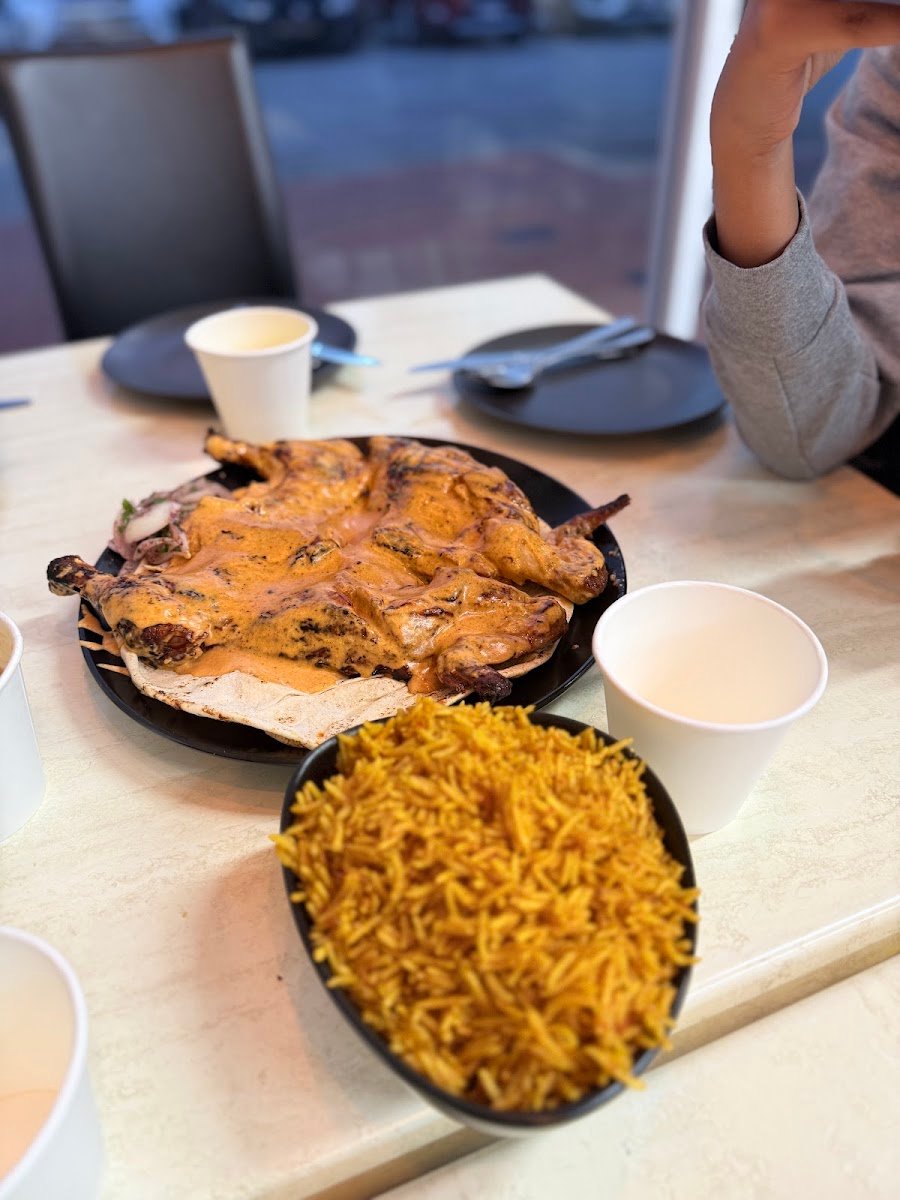 Chicken on Charcoal Flame