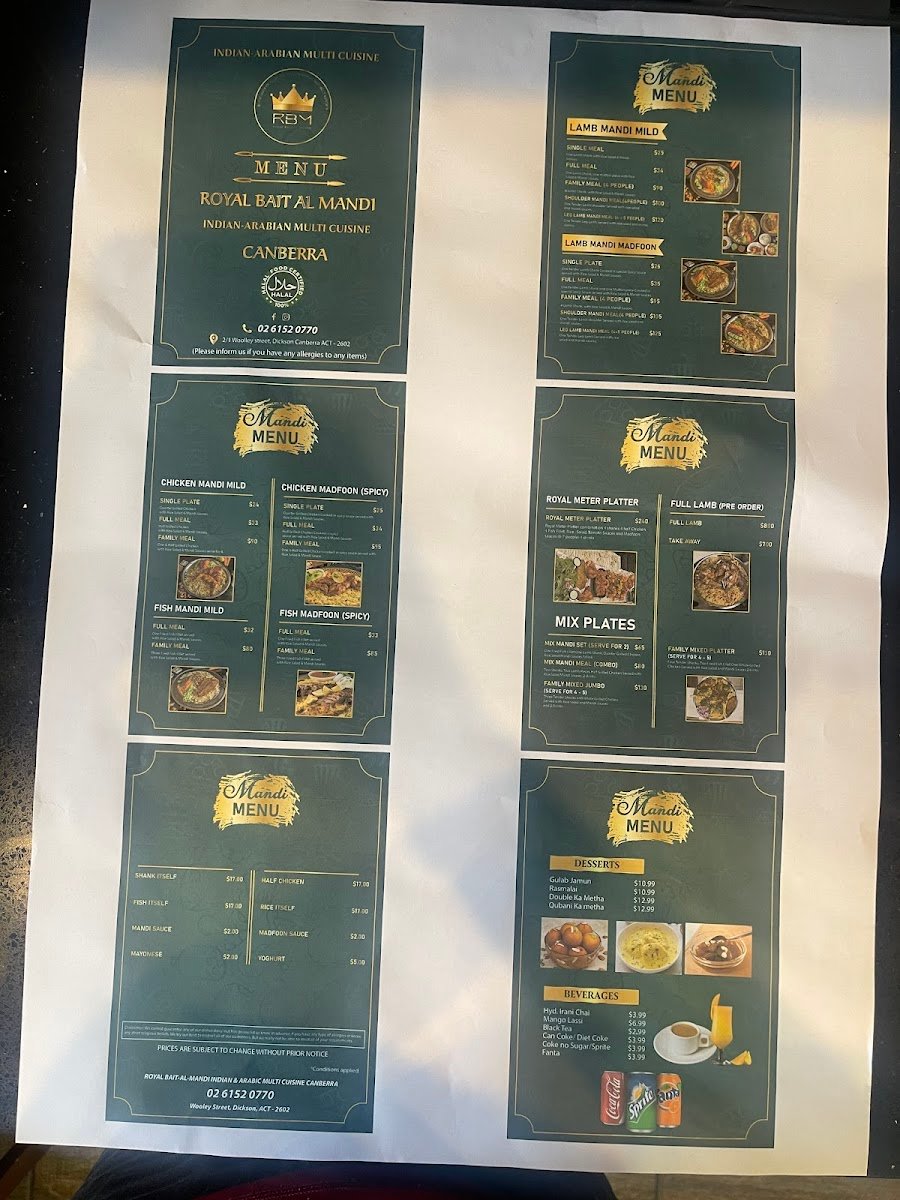 Royal bait al Mandi Canberra
