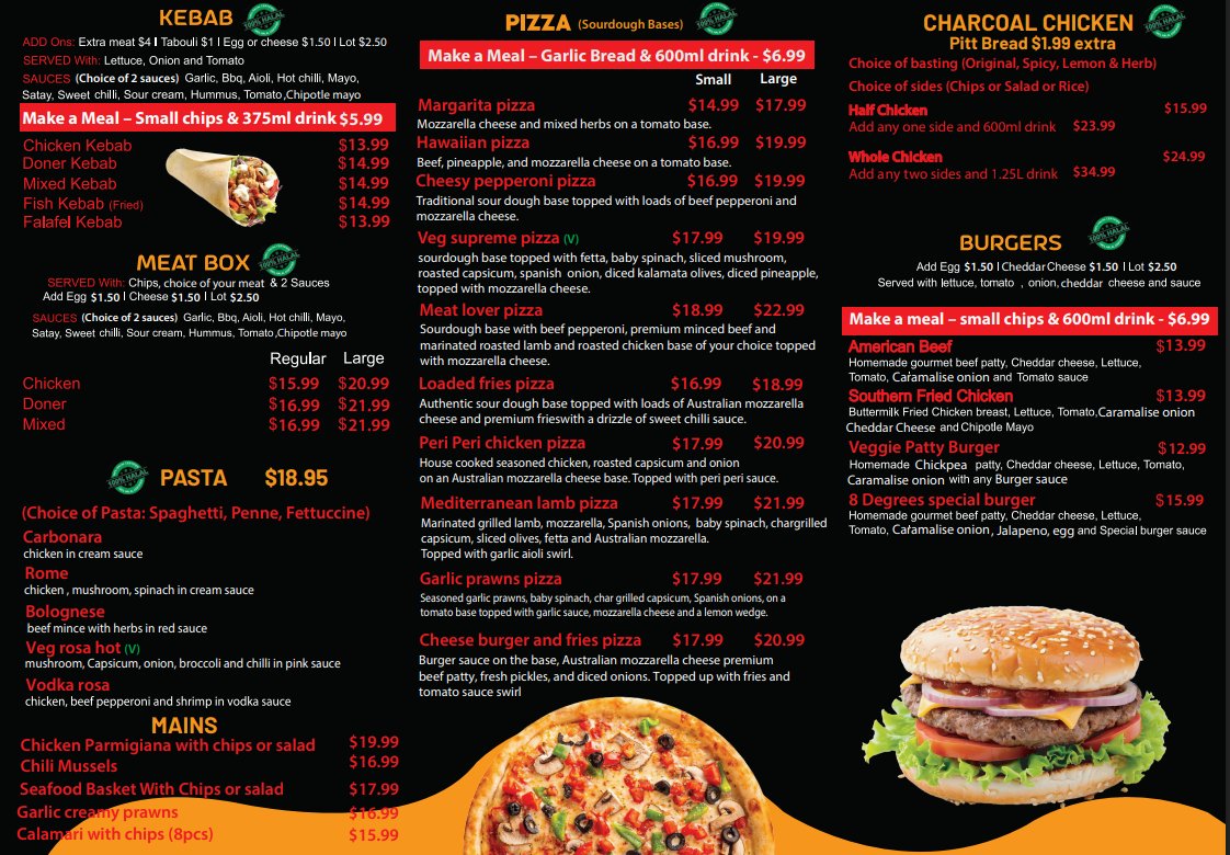 8 Degrees Charcoal Chicken