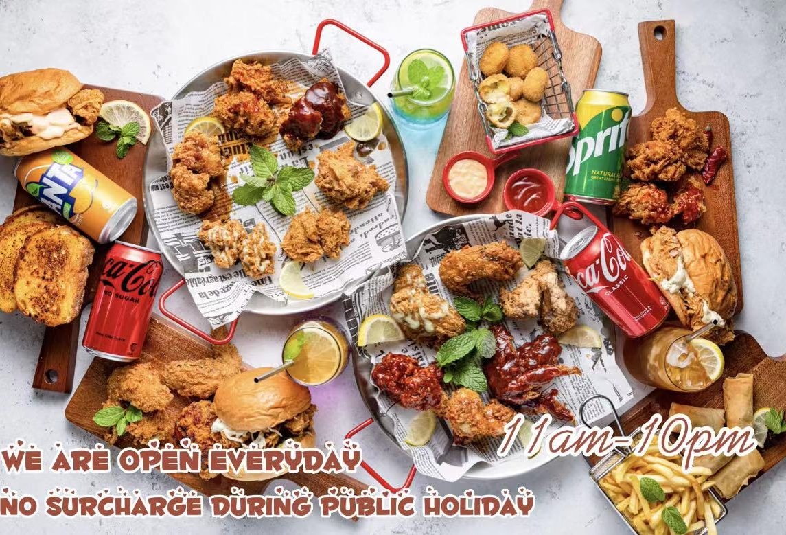 BUFWIN chicken buffet beer Halal food