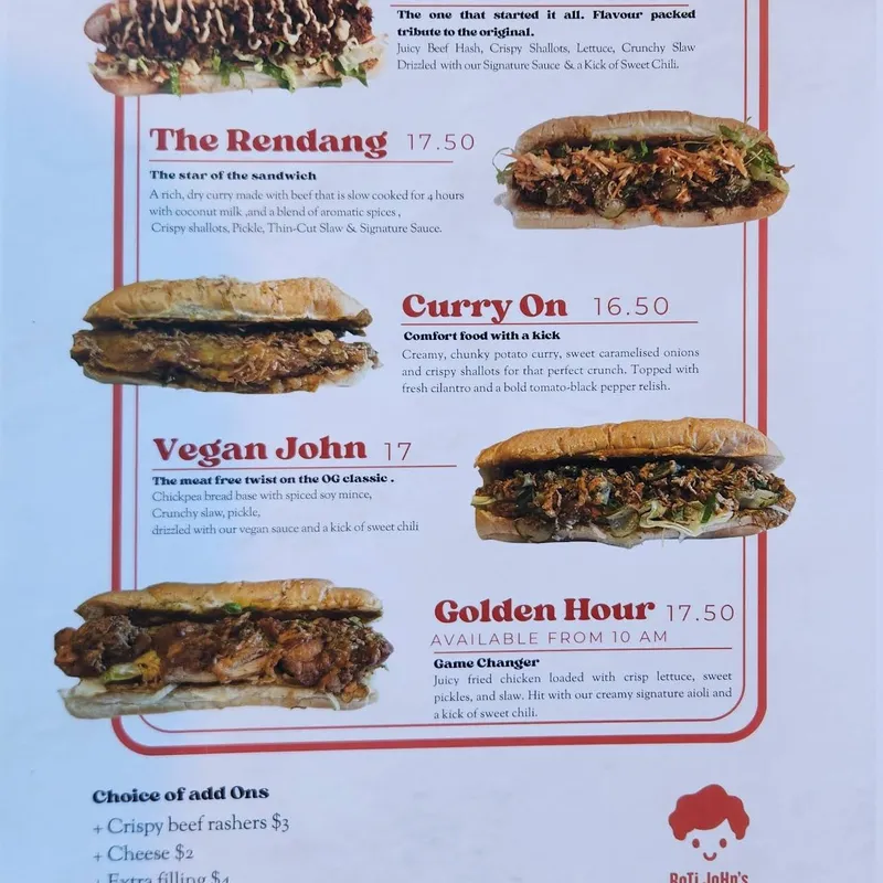 Roti Johns Malay Sangas Coffee Buns Brew