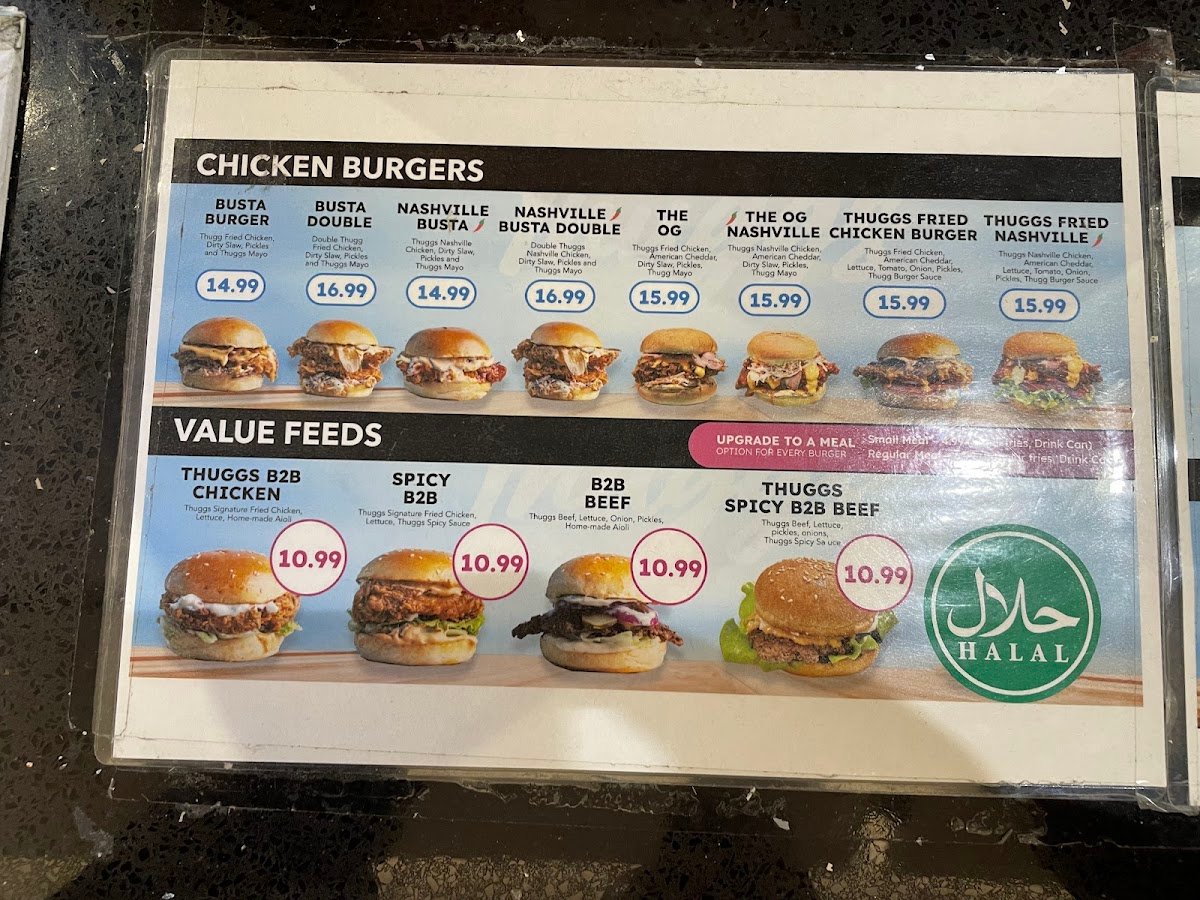 Thuggs Fried Chicken Burgers