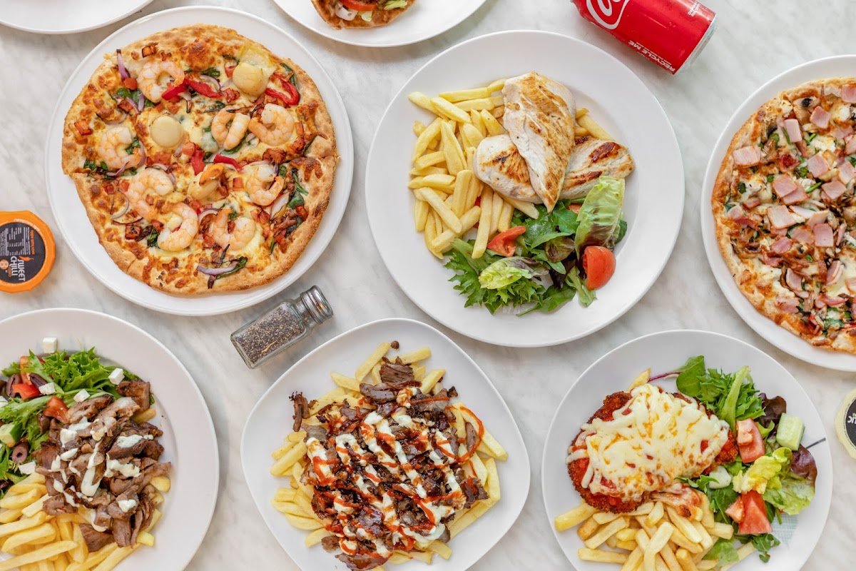Florentine Pizza and Charcoal Chicken