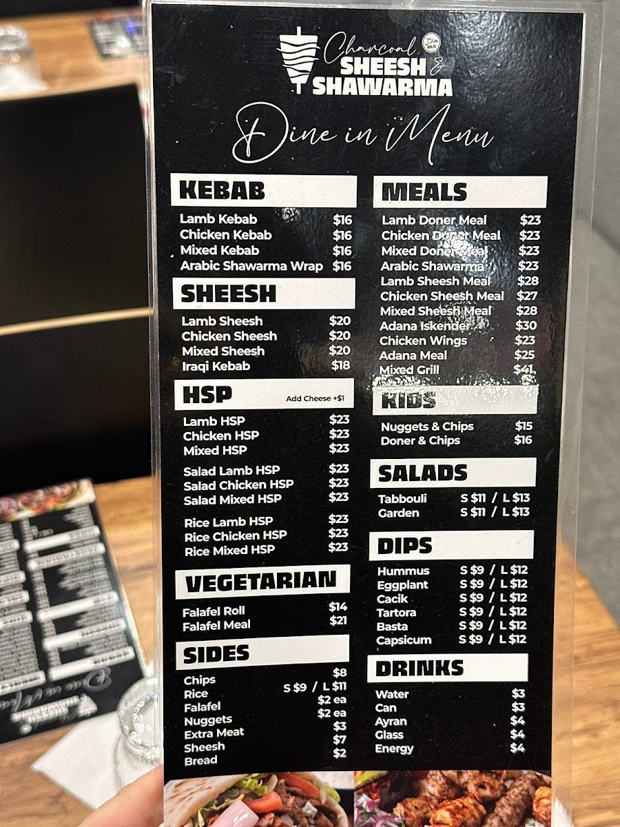 Charcoal Sheesh Shawarma