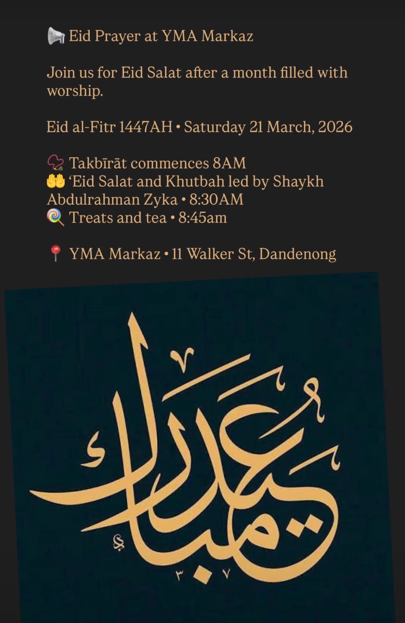 YMA Markaz Dandenong