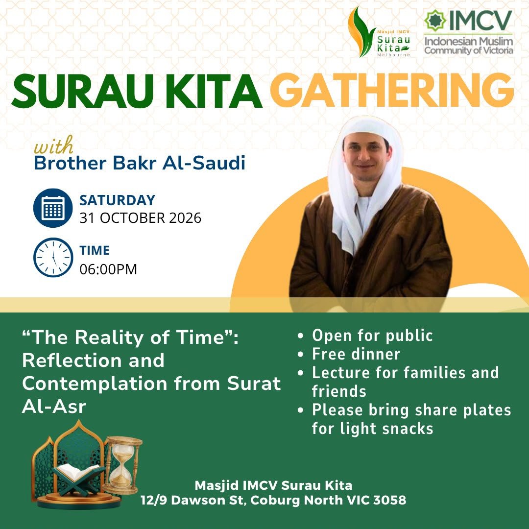 Surau Kita Gathering with Brother Bakr Al-Saudi