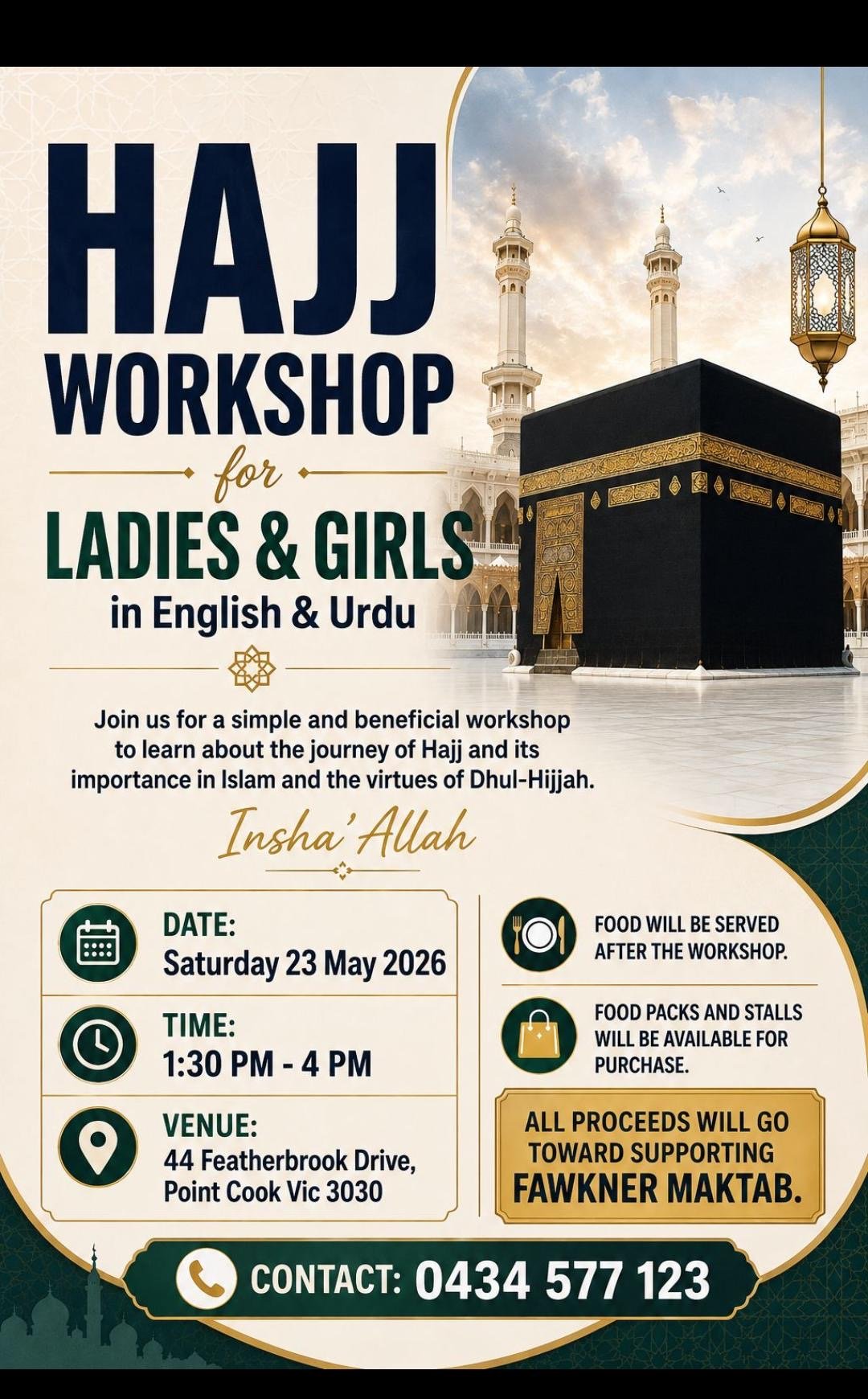 Hajj Workshop for Ladies & Girls