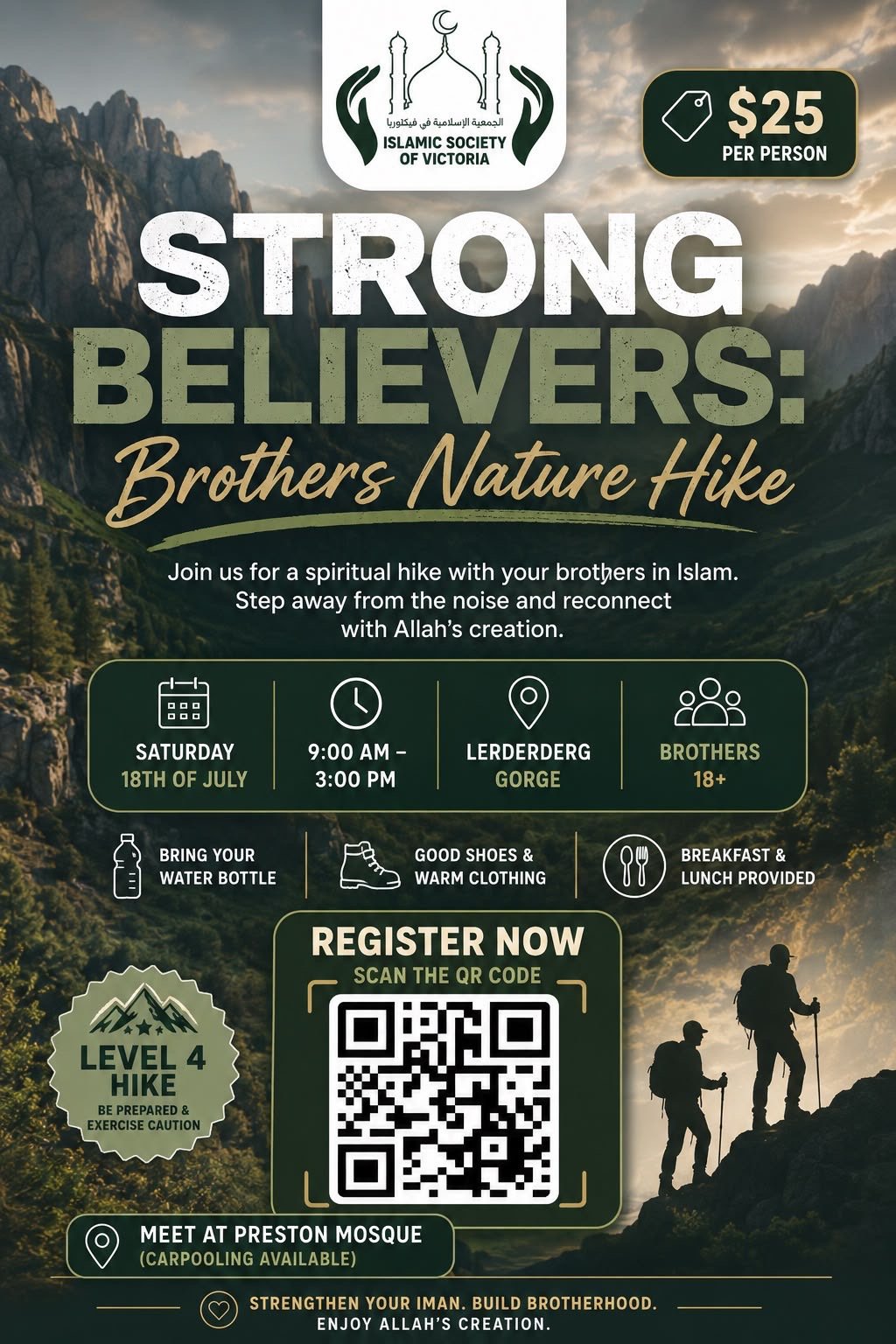 Strong Believers: Brothers Nature Hike