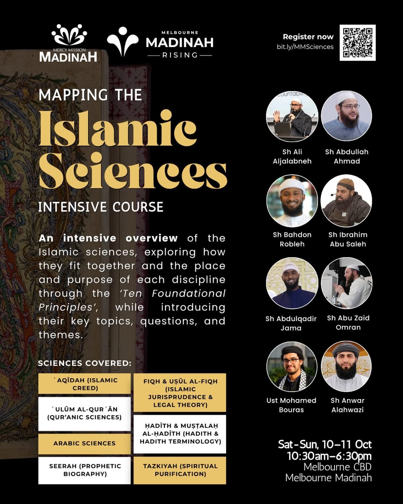 MAPPING THE Islamic Sciences INTENSIVE COURSE