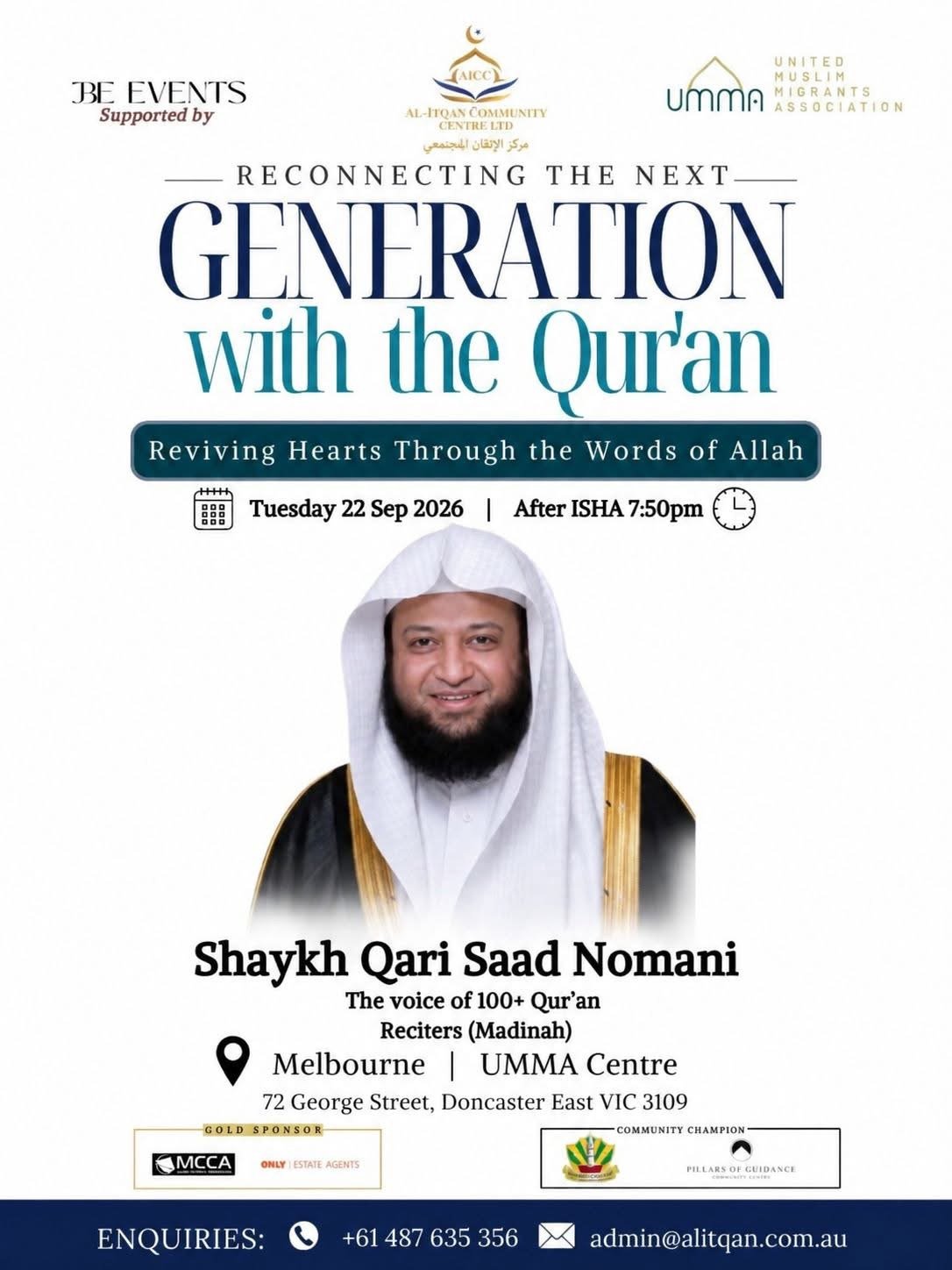 RECONNECTING THE NEXT GENERATION with the Qur'an